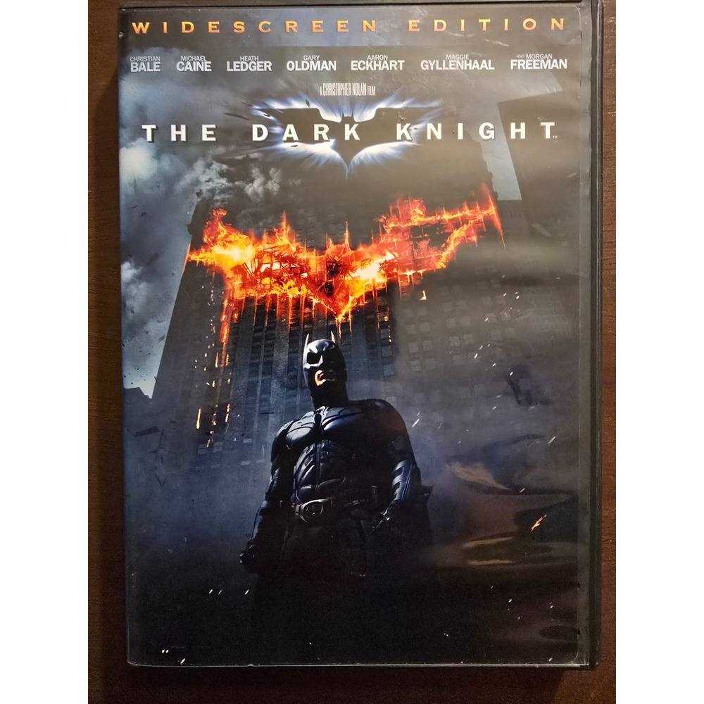 The Dark Knight (DVD, 2008), Bale, Ledger, Widescreen,‎ Excellent Condition